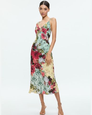 ワンピース Alice + Olivia floral Midi Dress Alice + Olivia Floral Dress | Pickle