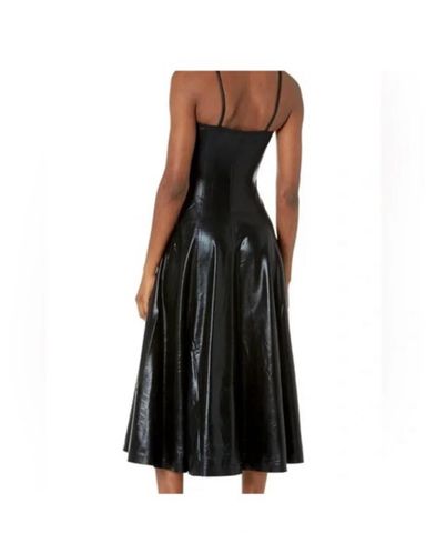 KHY Faux Leather Dress Long | Pickle