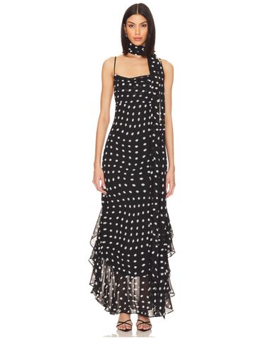 LPA Polka Dot Dress With Scarf | Pickle