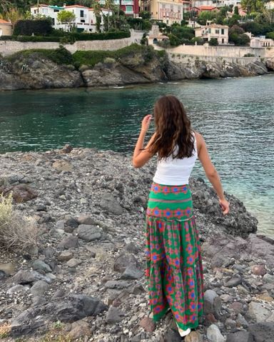 Alice + Olivia Colorful Maxi Skirt | Pickle