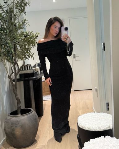Elegant Black Maxi Dress | Pickle