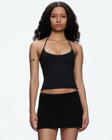 TANKAIR オフショルダー ブラック トップス(black) Tankair Systems Tank Top | Pickle