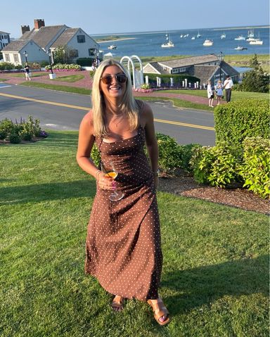 Brown Polka Dot Dress | Pickle