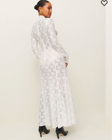 【送料&関税込】self-portrait White Viscose Blend Dress White Chiffon Flower Maxi Dress – self-portrait-US
