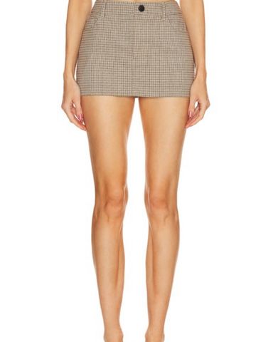 Jaded London Brown Checked Lulu Puffball | Pickle