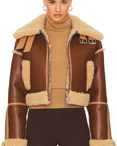 Helsa Faux Leather Cropped Jacket | Pickle