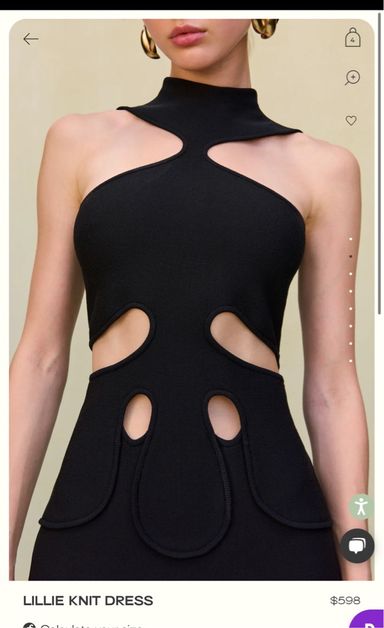 ワンピース VERSACE WOOL BLEND STRAIGHT MINI DRESS WITH CUT-OUT VERSACE Cutout stretch-jersey mini dress | THE OUTNET