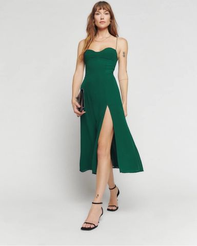 【良好品】 Reformation Juliette Dress Emerald | Pickle スーツ・フォーマル・ドレス