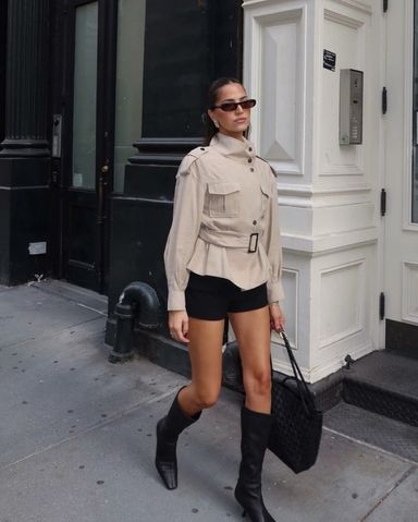 Frankie Shop Malia Utility Jacket | Pickle