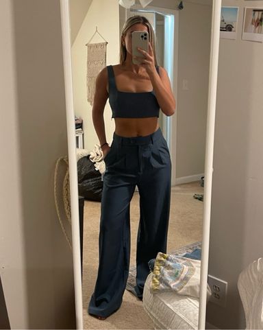トップス Claire set tops Editked Claire Ribbed Two Piece Set | Pickle