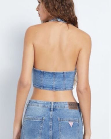 Reformation リフォーメーション ルシンダ デニム トップ Reformation Lucinda Denim Top | Pickle