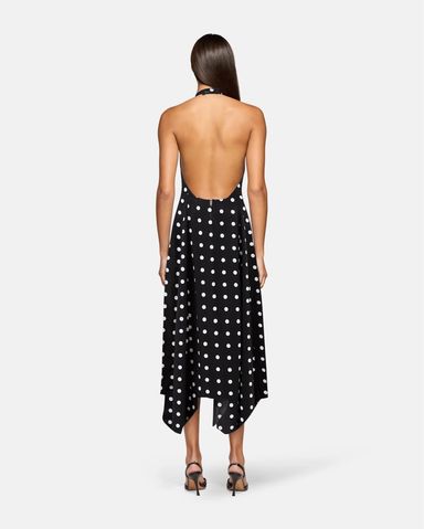 niana ANDRESD flocky dot pants dress　M flocky dot pants dress | ANDRESD
