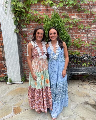 Light Blue Floral Maxi Dress | Pickle