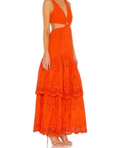 Orange Simkhai Gown | Pickle