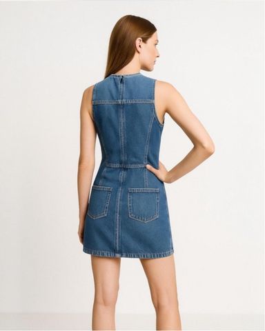 Zara TRF Denim Midi Dress | Pickle