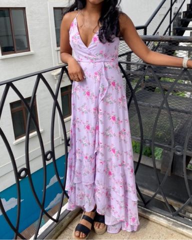 Purple Floral Dress | Pickle