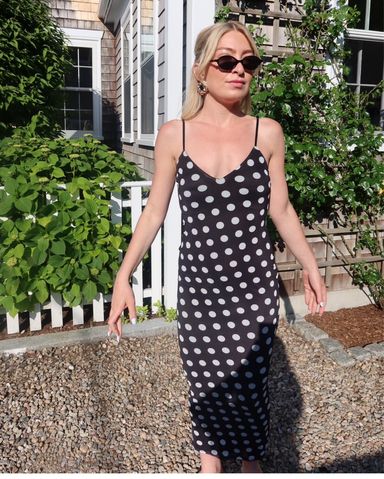 LPA Polka Dot Scarf Dress | Pickle