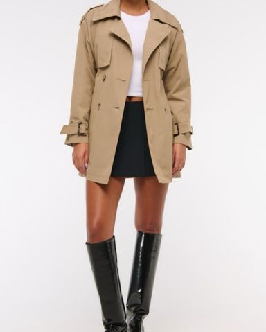 VIP【関税送料無料】希少 Burberry Kensington Trench Burberry Kensington Trench Coat | Black | FARFETCH