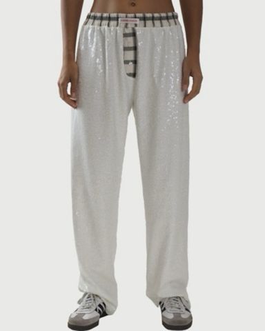 Norma Kamali Boyfriend Sequin Pants | Pickle
