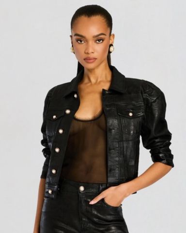 The Frankie Shop Pomona Crop Jacket | Pickle