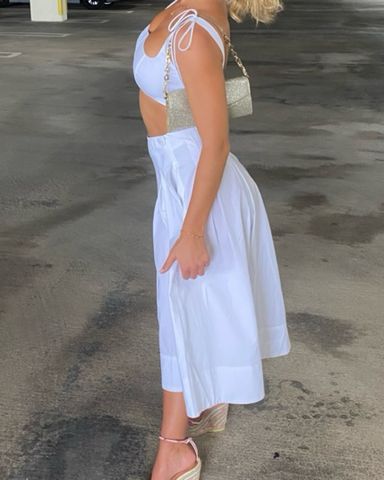 Rent Danielle Guizio White Dress | By Rotation US
