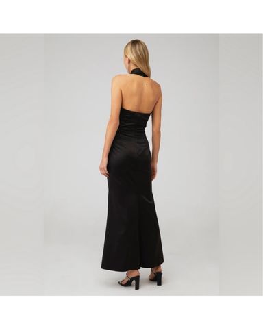 【大人気！】SOLACE LONDON ☆カリーナマキシドレスブラック SOLACE London Kara Maxi Dress in Cream & Black | REVOLVE