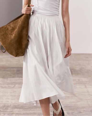 ★ ★ Poplin midi skirt T22F1WSC080WT2C1G Poplin Midi Skirt | Pickle