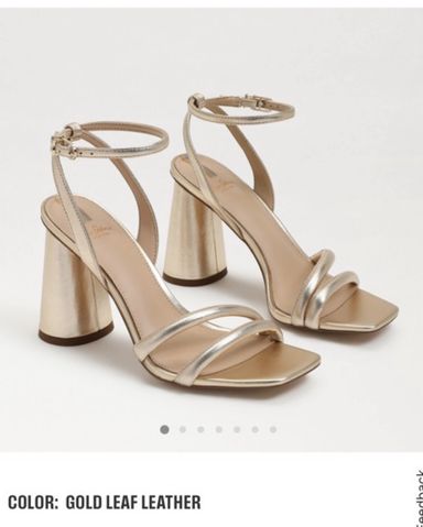 Zara Gold Heels | Pickle