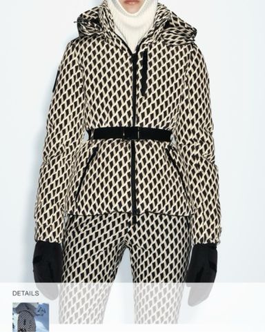 Christian Dior Vintage Trotter Monogram Logo Puffer Jacket